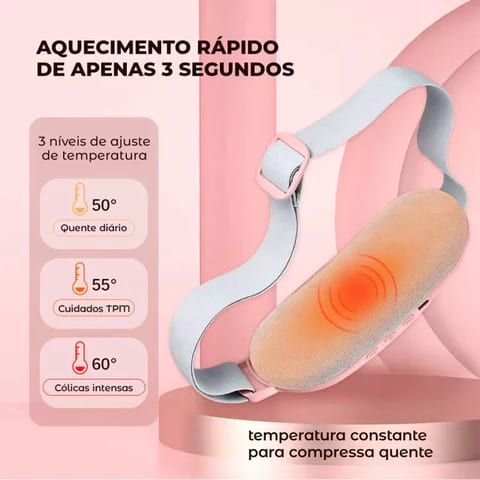 Massageador térmico para cólicas menstruais - Therm