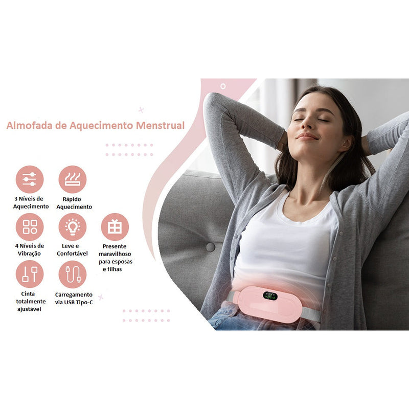 Massageador térmico para cólicas menstruais - Therm