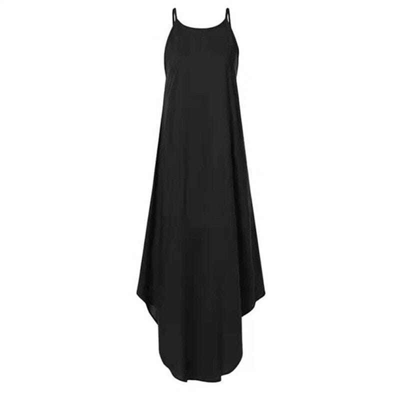 Vestido Feminino Nalu Cor Unica Modelo Verao